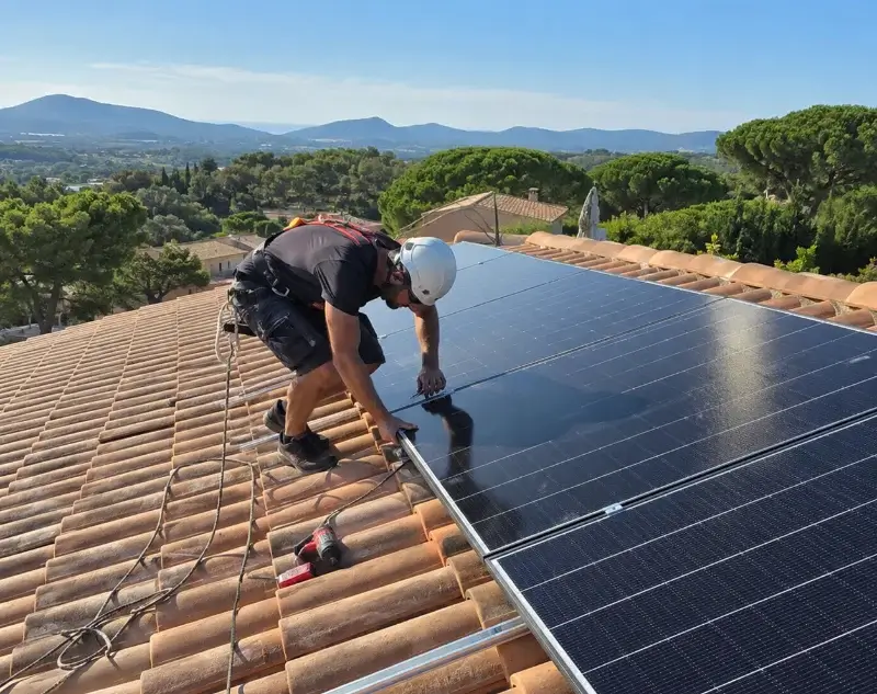 Installateur panneaux solaires Pouzols-Minervois — pose photovoltaïque sur toiture