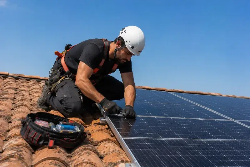 Maintenance et monitoring de panneaux solaires à Pouzols-Minervois