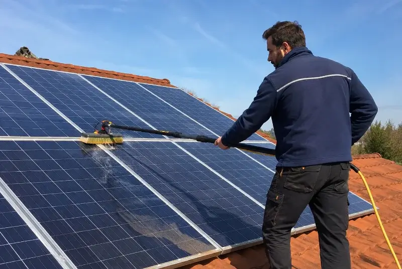 Nettoyage et entretien de panneaux solaires à Pouzols-Minervois